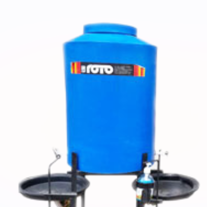 100lits Cylindrical – 2 station with only Taps 25lits Cylindrical Handwash Station with only Taps - Image 1